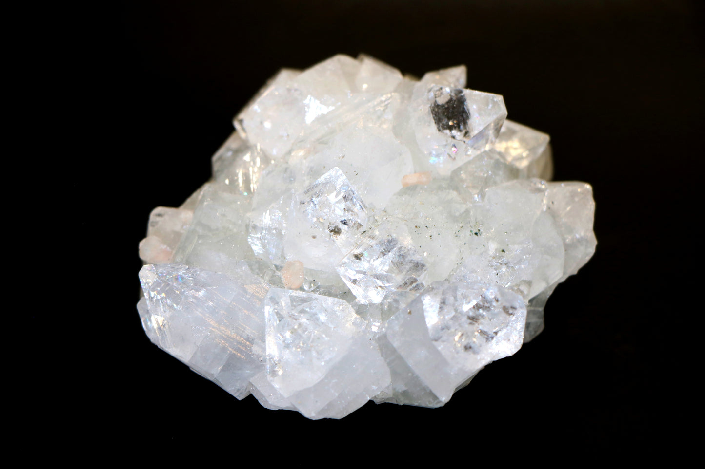 Himalayan Apophyllite with Stilbite Cluster