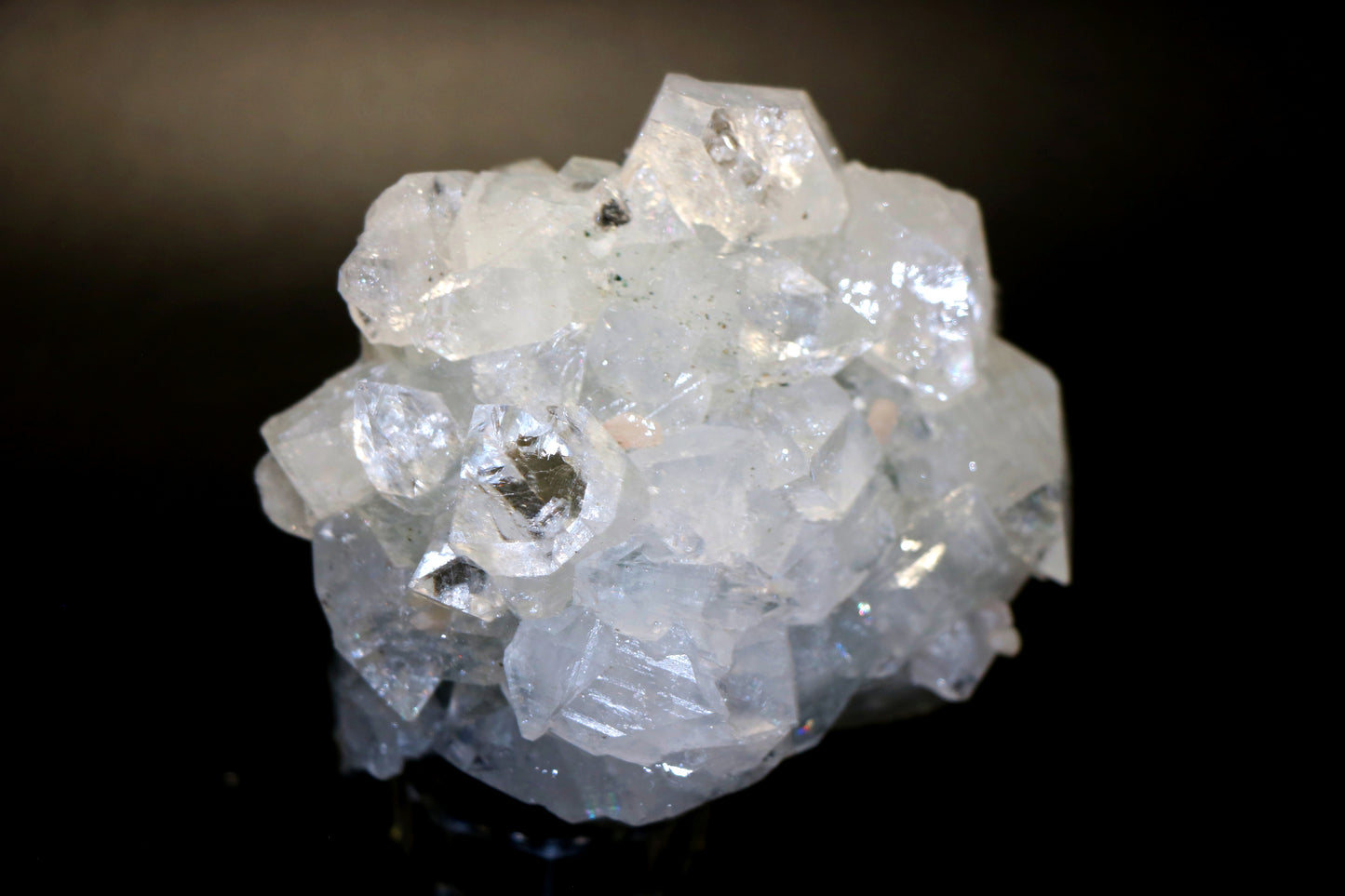 Himalayan Apophyllite with Stilbite Cluster